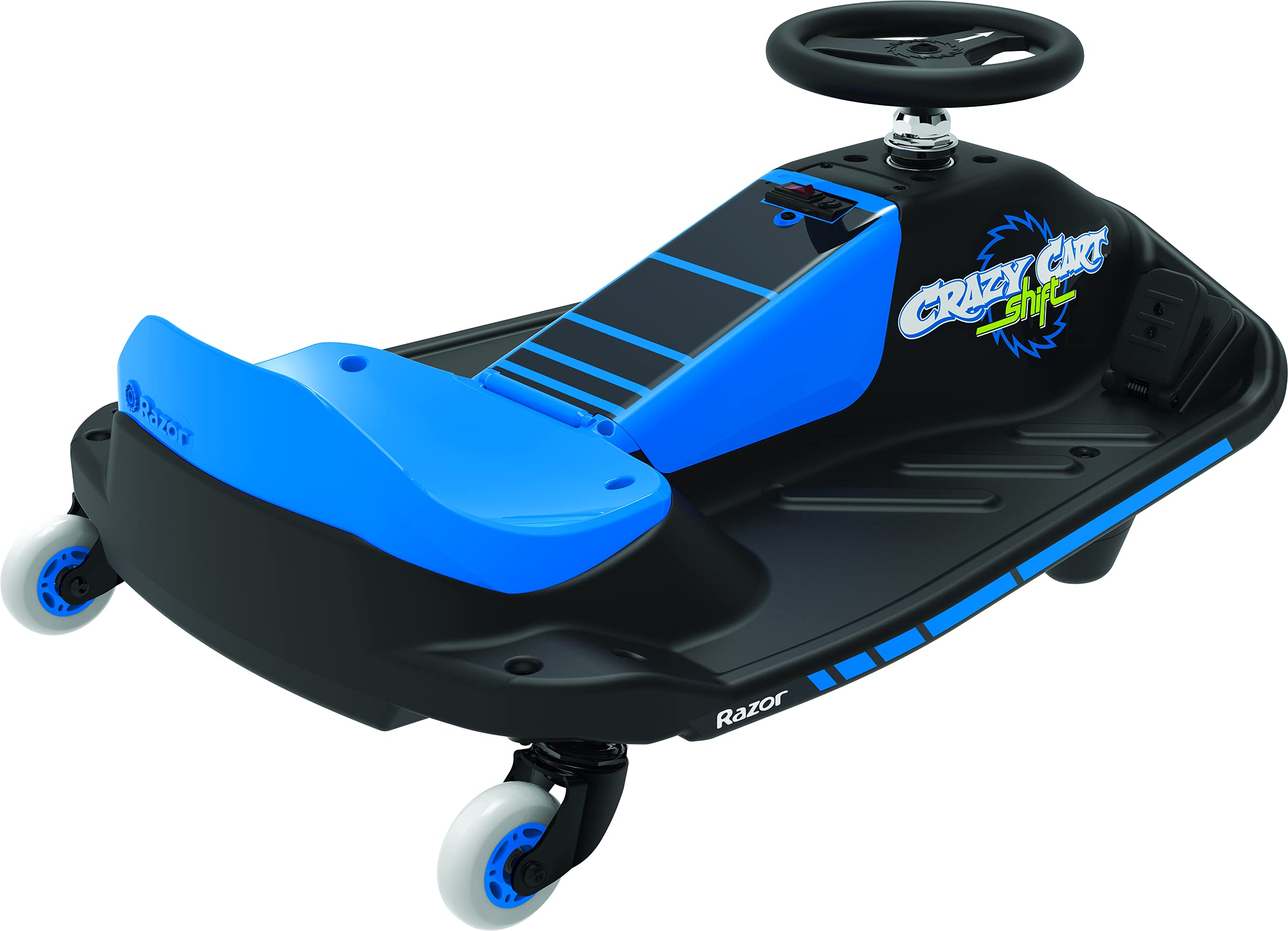 Razor Crazy Cart Shift Low High Speed Blue Kids Cars